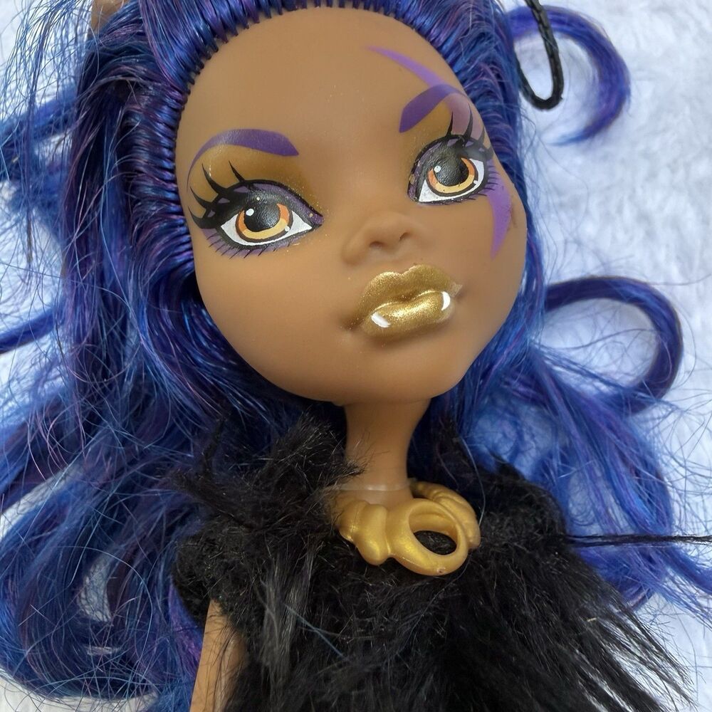 Monster High Fierce Rockers Clawdeen Wolf Doll As Shown Gold Lips